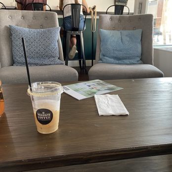 Mission Coffee - seating options - Coffee & Tea Near Me - Visalia, California Mission Coffee - seating options - Coffee & Tea Near Me - Visalia, California