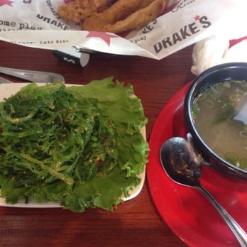 Drake's - Large seaweed salad and miso soup - American Near Me - Franklin, Tennessee Drake's - Large seaweed salad and miso soup - American Near Me - Franklin, Tennessee