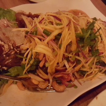 Ayada Thai - Whole snapper with mango salad - Thai Near Me - Elmhurst, New York