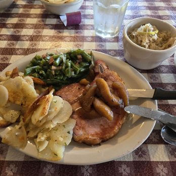 Ronneburg Restaurant - Smoked pork chop great - German Near Me - Amana, Iowa Ronneburg Restaurant - Smoked pork chop great - German Near Me - Amana, Iowa