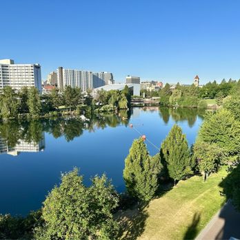 Oxford Suites Spokane - View from my balcony - Hotels Near Me - Spokane, Washington Oxford Suites Spokane - View from my balcony - Hotels Near Me - Spokane, Washington