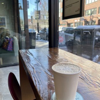 Capital One Café - Honey lavender latte with almond milk enjoying the sun / Jan 2025 - Banks & Credit Unions Near Me - Cambridge, Massachusetts Capital One Café - Honey lavender latte with almond milk enjoying the sun / Jan 2025 - Banks & Credit Unions Near Me - Cambridge, Massachusetts