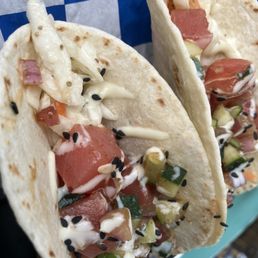 Tuna tacos: 2 for 17, 3 for 20