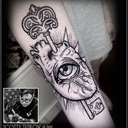 Fox & Crow Body Modifications - Tattoo by Scotty Tedrow
