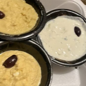 Mykonos Grill - Hummus, tzatziki and tyrokafteri - Greek Near Me - Burlington, North Carolina