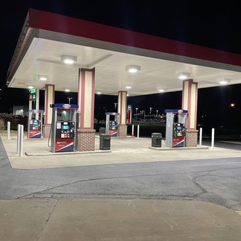 SNK Fuels - a gas station at night - Gas Stations Near Me - Allentown, Pennsylvania