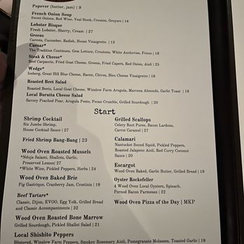 The Grill Room - Updated menu - Steakhouses Near Me - Portland, Maine