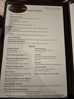 Menu photo 2 The Grill Room Portland, ME