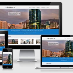 Chiara Broom - Freelance Web Design - Catalogue style website for lighting manufacturer & supplyer ,