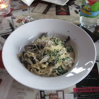 Ajax Cafe - Wild Mushroom Pasta - Seafood Near Me - Port Hadlock, Washington Ajax Cafe - Wild Mushroom Pasta - Seafood Near Me - Port Hadlock, Washington