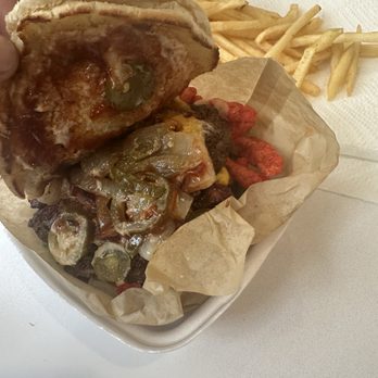 Incredible Burger - The flamin' hot - Burgers Near Me - Houston, Texas