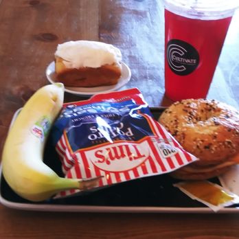 Cultivate Coffee - Everything bagel with turkey, ham and cheese. - Coffee Roasteries Near Me - Phoenix, Arizona