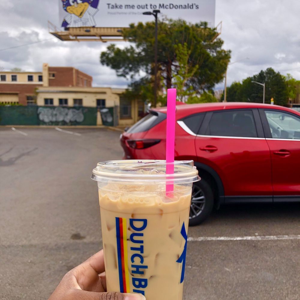 Dutch Bros Coffee - Iced white chocolate coffee with protein milk, not too shabby! - Juice Bars & Smoothies Near Me - Denver, Colorado Dutch Bros Coffee - Iced white chocolate coffee with protein milk, not too shabby! - Juice Bars & Smoothies Near Me - Denver, Colorado