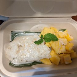Sweet Basil - Mango sticky rice!