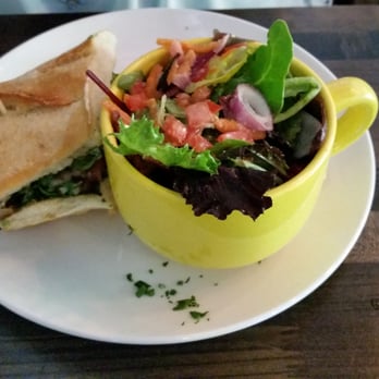 Dish Society - The salad and sandwich combo. Yummy! - New American Near Me - Katy, Texas