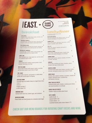 Menu photo 6 Bongo East + GamePoint Nashville, TN