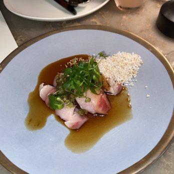 Intercrew - hamachi crudo ($18) - Cocktail Bars Near Me - Los Angeles, California Intercrew - hamachi crudo ($18) - Cocktail Bars Near Me - Los Angeles, California