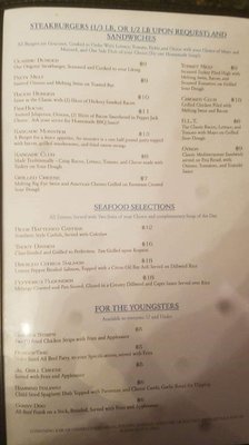 Menu photo 2 Kascade Steakhouse Carthage, MO