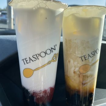 Teaspoon Milpitas - Left:  Silky Strawberry & Silky Mango - Coffee & Tea Near Me - Milpitas, California