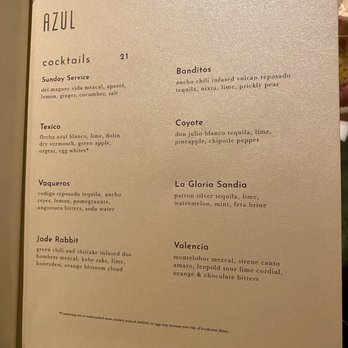 Azul - Cocktail Bars Near Me - Las Vegas, Nevada