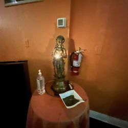 Guru Indian Bistro - Beautiful Hindu Goddess  greets guests as they enter.