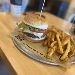 BGR Burgers Grilled Right - The Burger, Old Bay Fries