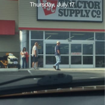 Tractor Supply - Screen capture. Store is supposed to open at 8am and here are people pacing at 8:08am waiting to get in. Poor customer service! - Farming Equipment Near Me - Colchester, Connecticut Tractor Supply - Screen capture. Store is supposed to open at 8am and here are people pacing at 8:08am waiting to get in. Poor customer service! - Farming Equipment Near Me - Colchester, Connecticut