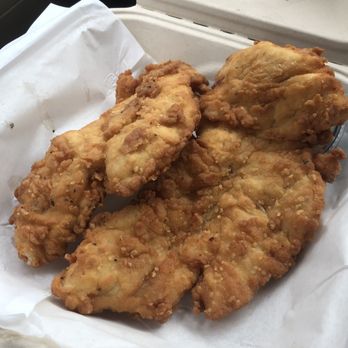 Squatchsami - 2 piece chicken tenders that were huge! - Fish & Chips Near Me - Lincoln City, Oregon