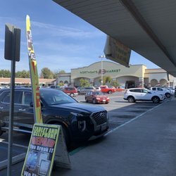 Parking lot, we are in the Northgate Plaza