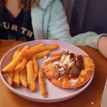 Frenchie’s On 3rd - Kid's gyro meal with fries - Burgers Near Me - McCall, Idaho Frenchie’s On 3rd - Kid's gyro meal with fries - Burgers Near Me - McCall, Idaho