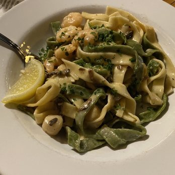 The Old Spaghetti Factory - Seafood Fettuccine Alfredo ($18.95) - Italian Near Me - Whistler, British Columbia