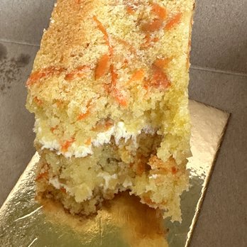 Sofra Restaurant and Bakery - Carrot Cake (with a couple bites out of it, oops) - Turkish Near Me - Depew, New York