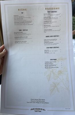 Menu photo 7 Brasserie Ten Ten Boulder, CO