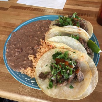 Antonio's Mexican Grill - Carne Asada taco combo was excellent! - Mexican Near Me - Reno, Nevada