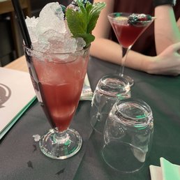 Bramble cocktail and cosmo Bramble cocktail and cosmo