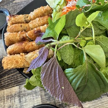 King Com Tam - Viet egg rolls and herbs.  Excellent 5.27.25 - Vietnamese Near Me - San Gabriel, California