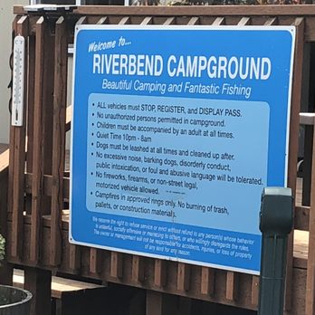 Riverbend Campground - Campground rules that not everyone seemed to follow unfortunately - Campgrounds Near Me - Olympia, Washington