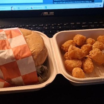 Ez's Burger Deluxe - Burger w/Tots... - Burgers Near Me - Wenatchee, Washington Ez's Burger Deluxe - Burger w/Tots... - Burgers Near Me - Wenatchee, Washington