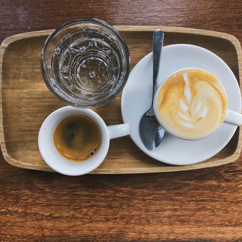 Catalina Coffee - Single Original Macchiato. Always served with Topo Chico to rise the palette. - Coffee & Tea Near Me - Houston, Texas Catalina Coffee - Single Original Macchiato. Always served with Topo Chico to rise the palette. - Coffee & Tea Near Me - Houston, Texas