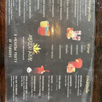 Mexico Real - Drink menu - Mexican Near Me - Colorado Springs, Colorado Mexico Real - Drink menu - Mexican Near Me - Colorado Springs, Colorado