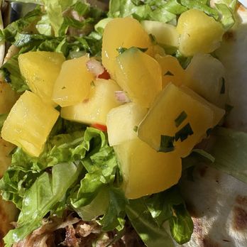 Hudson Social - Pineapple Mango Salsa up close - New American Near Me - Dobbs Ferry, New York