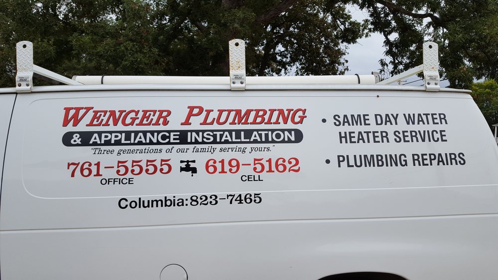 Slide of Wenger Plumbing & Appliance Installation