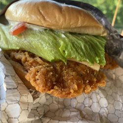 Wendy's - Spicy Chick Asiago Ranch Chicken Club w spicy