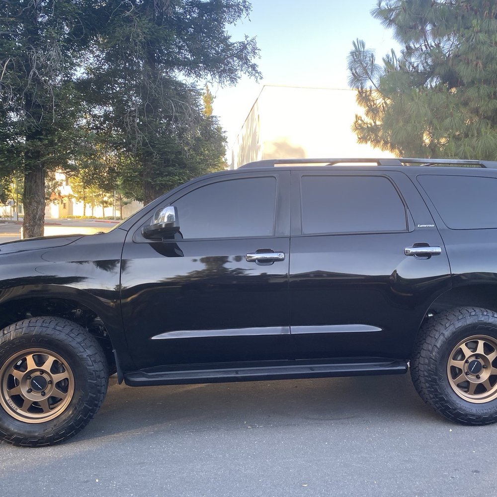 After. Limo tint all around. See third photo for before. After. Limo tint all around. See third photo for before.