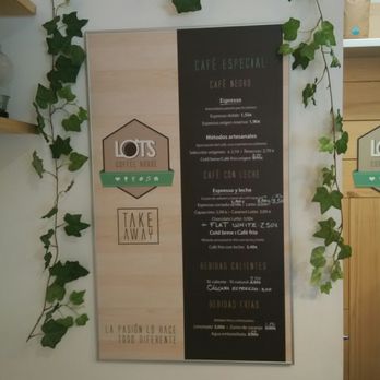 Lots Coffee House - La carta - Coffee & Tea Near Me - Madrid, M