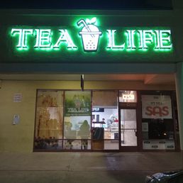 Exterior outside entrance of Tea Life - Victorville, California Exterior outside entrance of Tea Life - Victorville, California