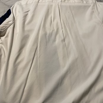 Kristi Kleaners - a "dry cleaned" dress shirt covered in wrinkles and discolored - Dry Cleaning Near Me - Delray Beach, Florida Kristi Kleaners - a "dry cleaned" dress shirt covered in wrinkles and discolored - Dry Cleaning Near Me - Delray Beach, Florida