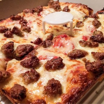 Jet's Pizza - small deep dish sausage pizza - Pizza Near Me - Brookfield, Wisconsin Jet's Pizza - small deep dish sausage pizza - Pizza Near Me - Brookfield, Wisconsin
