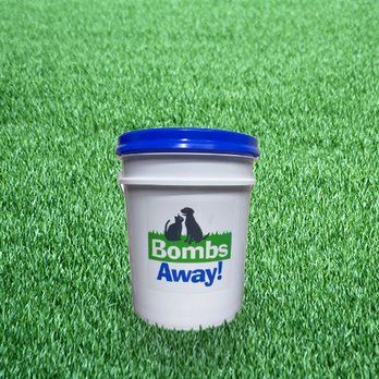 Bombs Away - Our bucket service is ideal for those who cleanup the poop themselves but don't want it in their trash bins. Great for used kitty litter too - Pet Waste Removal Near Me - Campbell, California