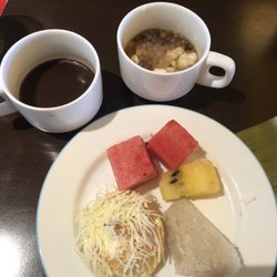 Cafe Bai - Puto, sikwate, taho, ensaymada, watermelon.